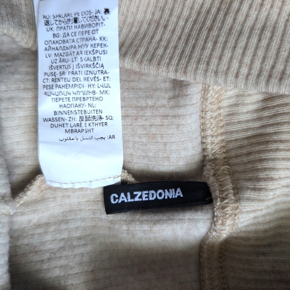 Calzedonia Cashmere Blend Leggings Melange Medium NWOT - Picture 4 of 4